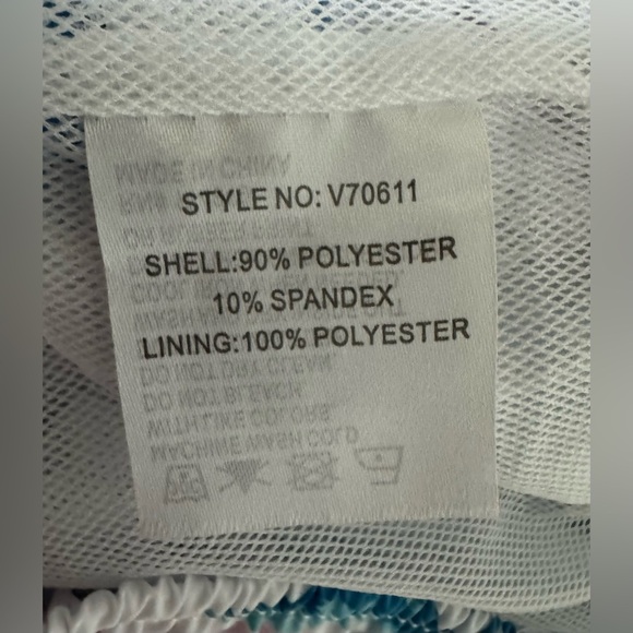 VINTAGE SUMMER 4-Way Stretch Volley Swim Trunk Shorts Tropical Men’s Medium NWT - Picture 5 of 12